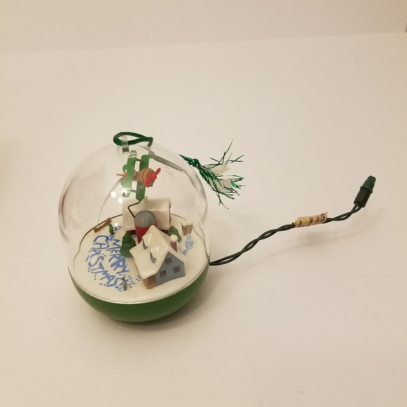 1989 Hallmark Magic Ornament Light Motion Spirit of St Nick Plane Swoops Soars - Picture 5 of 16